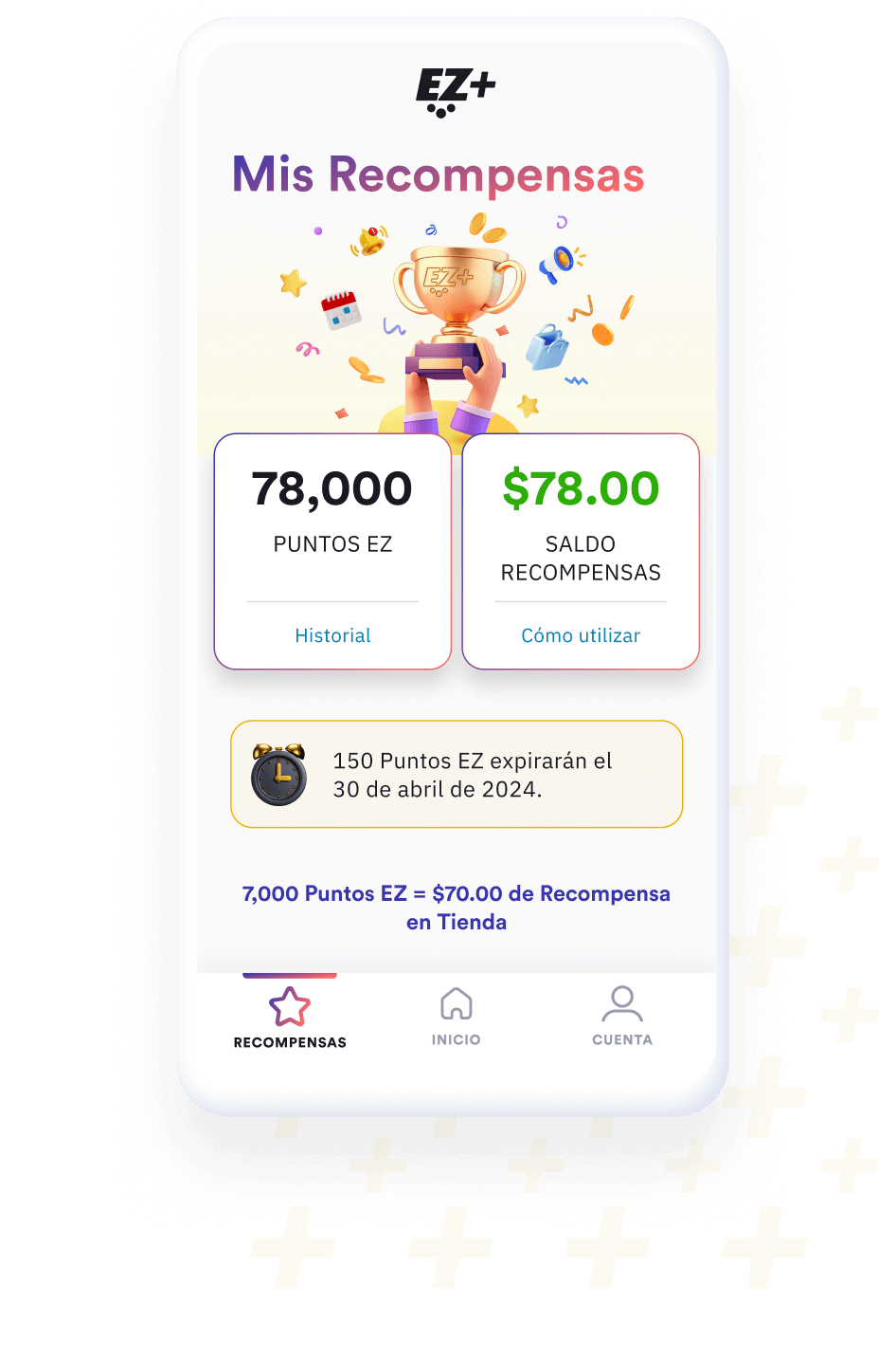 EZ+ recompensas